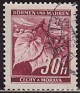 Czech Republic 1939 Flora 30 H Bordeaux Scott 24